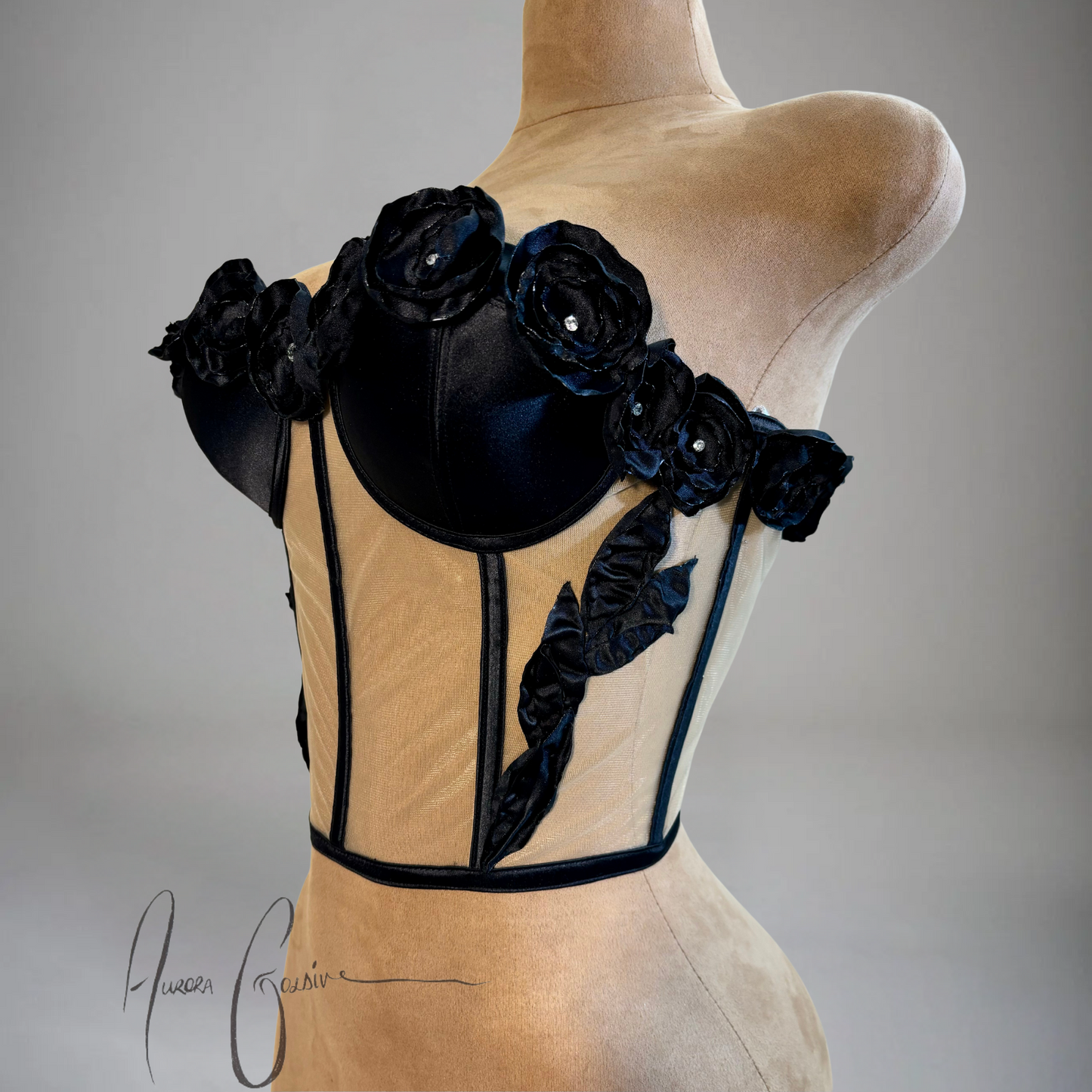 Midnight Rose Corset